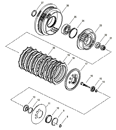 harley transmission parts
